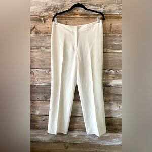 CASUAL CORNER- women’s white suit pants